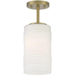 Designers Fountain D257M-SF-BG Leavenworth Semi-flush Mount Brushed Gold. Fixed Price $64.95.