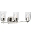 Progress Lighting Adley 23 In. 3-LIGHT Polished Nickel Bathroom Vanity. Fixed Price $69.99.