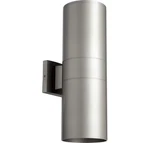 Quorum 721-2-3 Cylinder 17.25" 2-LIGHT Outdoor Wall Sconce Graphite. Fixed Price $206.00.