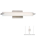 George Kovacs P5044-084-L Bath Light Integrated Led Brushed Nickel W/ Opal Glass. Fixed Price $289.00.