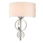 Golden Lighting Cerchi 1-LIGHT Chrome With Etched Opal Glass Wall Sconce. Fixed Price $28.99.