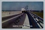 Hampton Roads Bridge-tunnel Virginia Postcard 1957 Chrome Va Landmark. Fixed Price $5.00.