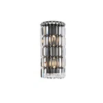 Elegant Lighting Maxime 8" Wall Sconce, Black/clear V2030W8BK-RC. Fixed Price $238.00.