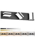 Solfart 3-LIGHT Black Led Bathroom Vanity 5CCT Adjustable Mirror. Fixed Price $44.99.