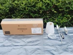 Crystorama 531-SA Broche Light Wall Mount, Antique Silver/white *read*. Fixed Price $56.00.
