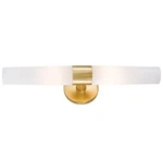 Kovacs Saber P5042-248 Honey Gold 2-LIGHT 20" Wide Bath Bar W/etched Opal Glass. Fixed Price $56.97.