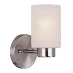 Westinghouse Sylvestre 1LT Wall Light, Brushed Nickel/frosted Seeded - 6227800. Fixed Price $59.99.
