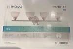 Thomas Lighting Brushed Nickel Vanity Wall Mount W/ Frosted Glass New. Fixed Price $20.00.