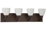 Luminance 32-7/8" 4-LIGHT Vanity Fixture Transitional W/ Blackened Bronze Finish. Fixed Price $49.99.