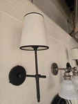 Visual Comfort Tob 2002BZ-NP/BT Bryant Sconce Bronze, Paper Shade Black Tape. Fixed Price $199.00.