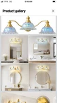 Vintage Bathroom Light Fixtures Gold Rainbow, Free, Shipping Usa Stock. Fixed Price $43.99.