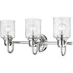 Z-lite 340-3V-CH Kinsley Vanity, 3-LIGHT 300 Total Watts, Chrome. Fixed Price $100.50.