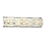 Crystorama 1 Light Polished Nickel Bath Fixture 2264-PN-LED. Fixed Price $318.40.