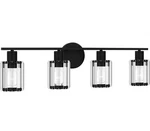 Quoizel Isla 4 Light 29"W Vanity - Matte Black PCILA8629MBK. Fixed Price $132.87.