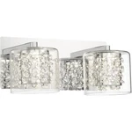 George Kovacs P1472-077-L Wild Gems Led 12.75 Inch Chrome Bath Light Wall. Fixed Price $225.00.