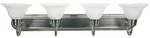 Yosemite Home Decor 4994-4SN 35-INCH 4-LIGHT Bathroom Vanity, Satin Nickel. Fixed Price $114.99.
