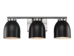 Monteaux Lighting 20 In. 3-LIGHT Brushed Nickel Bathroom Vanity Fixture. Fixed Price $35.00.