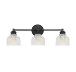 Brand New Savoy House Meridian 60W 3-LIGHT Medium E-26 Vanity Fixture In Matte. Fixed Price $50.00.