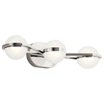 Kichler 85092 Brettin 3 Light 24"W Led Bathroom Vanity - Nickel. Fixed Price $98.93.