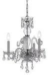 Crystorama 5044-CH-CL-SAQ Traditional Crystal 3-LIGHT Swarovski Spectra. Fixed Price $534.00.