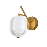 Dainolite PRI-137LEDW Peri 11" Tall Wall Sconce Brass. Fixed Price $194.00.