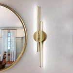 Bourget 23.62" 2-LIGHT Gold Led Vanity Bar 6000K For Bathroom, Bedroom. Fixed Price $36.99.