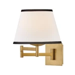 Hinkley Lighting Sonia 1LT 23" Task Sconce, Brass/off-white Linen 47510LCB-OW. Fixed Price $329.00.