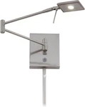 P4328-084 George's Reading Room Led Swing Arm Wall Lamp 1-LIGHT Total Watts. Fixed Price $373.24.