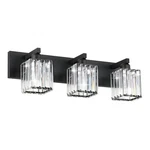 Aipsun Black Vanity Light Fixtures 3 Crystal Modern Bathroom. Fixed Price $29.99.