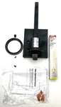 *as Is* Satco Nuvo 60-6381 Donzi Iron Black *glass Cylinder Not Included. Fixed Price $9.99.