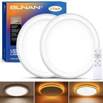 Blnan 2PACK Led Flush Mount Ceiling Fixture With Night Light, 13INCH 24.... Fixed Price $76.46.