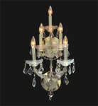 Lighting Fixture Lights Crystal Wall SCONCE..W12" 25" 11.5" Gold. Fixed Price $164.45.