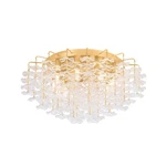 Corbett Lighting 534-24 Alsace 8 24"W Semi-flush Waterfall Gold. Fixed Price $2761.00.