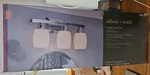 Allen + Roth 3 Light Vanity Bar Chrome Modern/contemporary. Fixed Price $20.00.