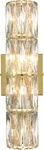 Gold Crystal Wall Sconce 4-LIGHT Modern Vanity For Bedroom & Hallway. Fixed Price $199.99.