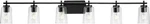 Progress Lighting Adley 6-LIGHT Matte Black Vanity Bath Fixture P300372-031. Fixed Price $83.56.