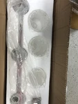 Progress Lighting P300385-009 6-LIGHT 48" Vanity With Frosted Glass, Brush. Fixed Price $196.99.