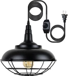 Hmvpl Plug Hanging Light Fixtures, Cage Pendant 310BLACK. Fixed Price $75.68.
