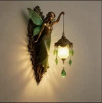 Wall Sconce With Fairy Wings Battery-powered Wireless Lamp, Vintage. Fixed Price $41.30.
