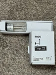 Ikea Rodd Lamp Nickel Plated 401.904.56 Wall Mount Electric Plug Set Of 2 C61. Fixed Price $10.00.