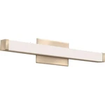 Lithonia Lighting Contemporary Square 3K Led Vanity Light, 2-FOOT, Brushed Ni.... Fixed Price $156.64.