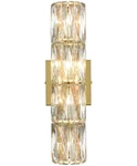 Samteen Gold Wall Modern Crystal Sconces Lighting 4-LIGHT Bathroo.... Fixed Price $217.77.