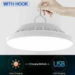 Rechargeable 120 Led Outdoor Camping Tent Light Usb & Solar Lantern Hiking Lamp. Fixed Price $19.99.