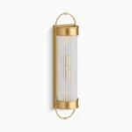 21" Tall Bath Bar Brushed Bronze Kohler Lighting 27752-SC02-GL Terret. Fixed Price $219.99.