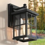 Lnc AIEV6VHD14372R7 Black Outdoor Sconce Modern 1-LIGHT Exterior Wall Lamp. Fixed Price $59.95.