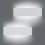 Kicaao 15.7IN White Modern Wall Sconce 2-PACK,20W Indoor Vanity Light Up And .... Fixed Price $51.12.