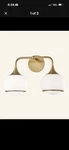 Hudson Valley Lighting Mitzi Reese Dual Sconce Aged Brass. Fixed Price $225.00.