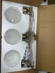 Deyidn H-KCH3LT-GD Gold Vanity Light, Lights, 24" Opal Frosted Glass Shade. Fixed Price $81.99.