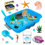 Agentlan Ocean Sensory Bin, Water Toys With Sea Medium, Blue. Fixed Price $39.31.
