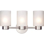 Westinghouse 60W Nickel Sylvestre Three Light Wall Fixture. Fixed Price $55.99.